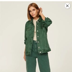 Madewell oversized trucker size large